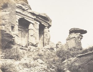 جبل سلسيليه سلسليس ، Steles Architecturales منحوتة في C ... ، 1851-52 ، طبع 1853-54.