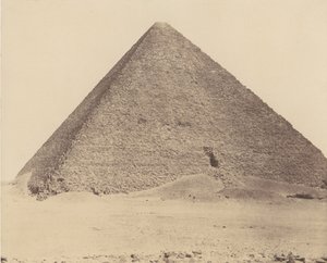 مقبرة الجزيرة في ممفيس ، هرم خوفو الهرم الأكبر ، 1851-52 ، طبعت 1853-54.