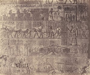 الكاب إيليثيا ، Hypogean Architecture - Tomb of Phapé - Sculptu ... ، 1851-52 ، طبعت 1853-54.