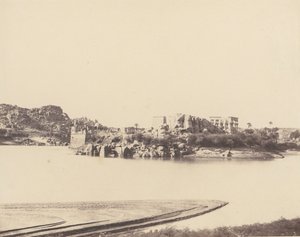 جزيرة فيل فيل ، منظر عام مأخوذ من الجنوب الشرقي عند النقطة ب ، 1851-52 ، طبع 1853-54.