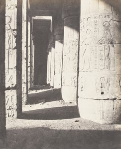 مدينة أبو طيبة ، الإنشاءات اللاحقة - المحكمة الثانية - Ga ... ، 1851-52 ، طبعت 1853-54. بواسطة فيليكس تينارد