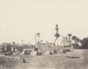 سعادج ، مقبرة المسلمين وقبر مراد بك ، 1851-52 ، طبعت 1853-54. بواسطة فيليكس تينارد