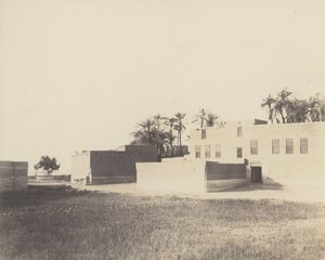 سيوت ، مساكن العرب على حافة النيل ، 1851-52 ، طبعت 1853-54.