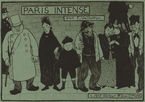 غلاف ألبوم "Paris Intense" بواسطة فيليكس فالوتون