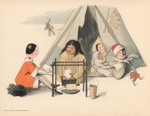رسم توضيحي لمغامرات Golliwoggs القطبية