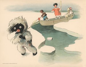 رسم توضيحي لمغامرات Golliwoggs القطبية