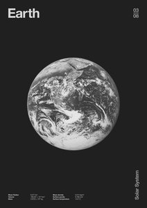 Earth: Minimal Planets Datas ، 2023 (رقمي) بواسطة فلوران بودارت