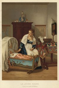 الأم الشابة (chromolitho)
