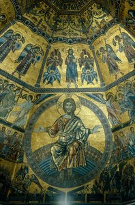 فسيفساء على السقف المقبب من St Johns Baptistry ، فلورنسا (فسيفساء)