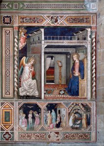 The Annunciation - Fresco بواسطة مدرسة فلورنسا