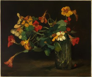 زهرة لا تزال الحياة مع nasturtium بواسطة فلوريس أرنتزيوس