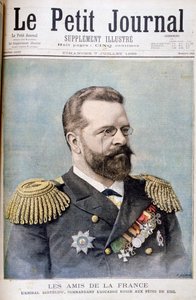 الأدميرال نيكولاي سكريدلوف ، ضابط البحرية الروسية ، 1895 بواسطة Fortuné Méaulle