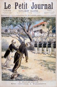 الإعدام رمياً بالرصاص في تاناناريف ، أنتاناناريفو ، مدغشقر ، 1896 بواسطة Fortuné Méaulle