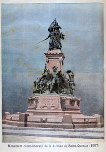 نصب للدفاع عن القديس كوينتين ، 1557 ، 1896 بواسطة Fortuné Méaulle