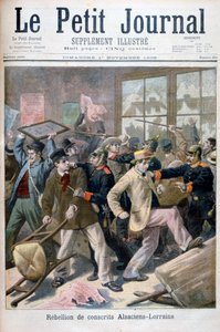 تمرد المجندين Alsaciens-Lorrains ، 1896 بواسطة Fortuné Méaulle