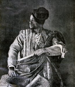 مبعوث داهومي الرئيسي للملك بهانزين في باريس ، 1893 بواسطة Fortuné Méaulle