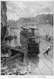 حادث ترام ، سيفرس ، باريس ، 1897 بواسطة Fortuné Méaulle