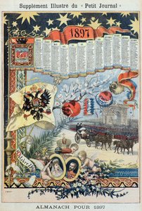التقويم السنوي لعام 1897 (نقش)