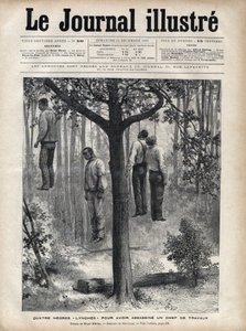 أربعة رجال سود ، ضربوا حتى الموت وشنقوا لقتلهم سيد الأعمال في فلوريدا بواسطة فورتشن لويس ميول