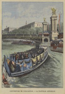 افتتاح معرض عام 1900 في باريس: القافلة الرسمية