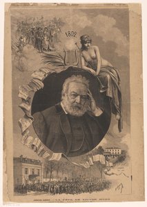 بورتريت فان فيكتور هوغو 1802-1881 La fête de Victor Hugo (العنوان على الكائن) بواسطة هنري ماير