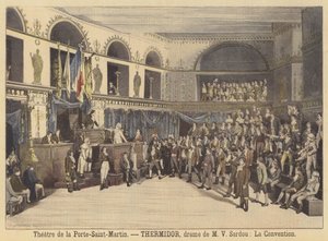 إنتاج Thermidor في مسرح de la Porte-Saint-Martin بواسطة فورتشن لويس ميول