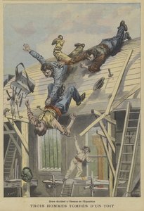 حادث خطير على موقع معرض الكون لعام 1900 ، باريس بواسطة فورتشن لويس ميول