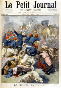 هزيمة الطوارق - في "Le Petite Journal" في 30/04/1894 بواسطة فورتشن لويس ميول