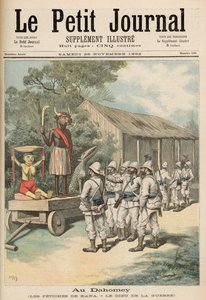 Kana Fetishes في داهومي ، من "Le Petit Journal" ، 26 نوفمبر 1892 بواسطة فورتشن لويس ميول وهنري ماير