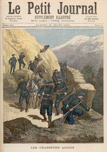 مشاة الجبل ، من "لو بيتيت جورنال" ، 21 مارس 1891 بواسطة فورتشن لويس ميول وهنري ماير