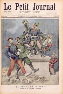 أنف الحلفاء ، بعد Laocoon ، من "Le Petit Journal" ، 25 أكتوبر 1896