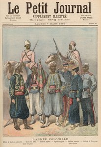 الجيش الاستعماري ، من "لو بيتيت جورنال" ، 7 مارس 1891