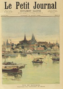 منظر لبانكوك ، من "لو بيتيت جورنال" ، 12 أغسطس 1893