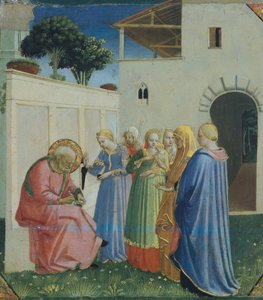 تسمية القديس يوحنا المعمدان حوالي عام 1430 (تمبرا على الخشب) بواسطة فرا (1387-1455) انجيليكو
