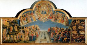 The Last Judgment Detrempe on wood by Guido di Pietro (or Fra Giovanni da Fiesole) dit Fra Angelico or il Beato (1400-1455). Dim. 105x210 cm Museum of San Marco. Florence