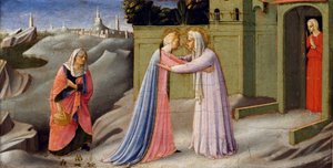 الزيارة (مذبح) ، رسم فرا أنجيليكو ، حوالي 1440