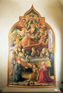 جنازة القديس جيروم 1450-1460 بواسطة فرا فيليبو ليبي