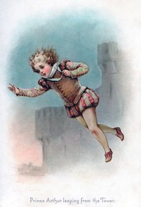 الأمير آرثر يقفز من البرج ، 1897. بواسطة فرانسيس بروندج