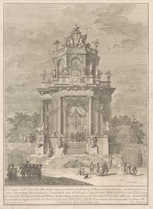 The Seconda Macchina للصين عام 1782: مهرجان الريف في الليل بواسطة فرانشيسكو باربازا ، بعد جوزيبي بالازي