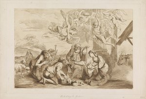 عبادة الرعاة العهد القديم والجديد إلى Castiglione (عنوان السلسلة) بواسطة جيوفاني بينيديتو كاستيجليون