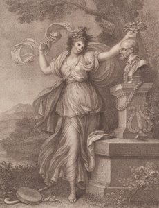 السيدة أبينغتون في دور ثاليا ، 20 أغسطس ، 1783. بواسطة فرانشيسكو بارتولوزي