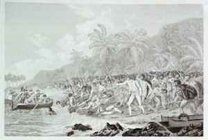 وفاة القبطان كوك (بدون عنوان)، حوالي عام 1783 (نقش) بواسطة فرانشيسكو بارتولوزي