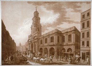 The Royal Exchange ، مدينة لندن ، 1788. بواسطة فرانشيسكو بارتولوزي