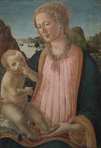 مادونا والطفل بواسطة Francesco Botticini