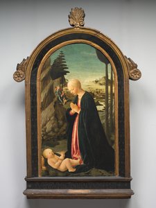 مادونا والطفل مع توبياس والملاك رافائيل ، ج. 1470.