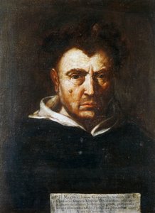 صورة توماسو كامبانيلا (1568-1639) ، الفيلسوف الإيطالي الدومينيكي ، لوحة لفرانشيسكو كوزا (1605-1682) ، حوالي 1630
