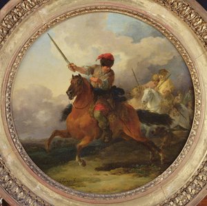 فارس بلغاري (زيت على النحاس)