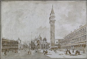 ساحة سان ماركو ، البندقية ، 1780. بواسطة فرانشيسكو غواردي