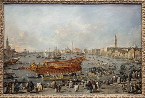 بداية بوكينتوروس (بوسينتورو) نحو ليدو البندقية في يوم الصعود ، يشارك دوجي في الحدث الرئيسي لاحتفالات الصعود ، حفل زفاف البندقية مع البحر الأدرياتيكي إحياءً لذكرى غزو دالماتيا في القرن الرابع عشر بواسطة فرانشيسكو غواردي