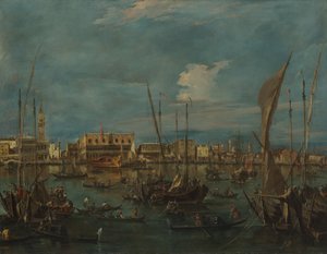 البندقية من باسينو دي سان ماركو ، كاليفورنيا. 1765. بواسطة فرانشيسكو غواردي